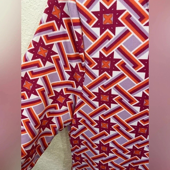 Tracy Negoshian Geometric Summer Dress Sz Medium M - Picture 4 of 9